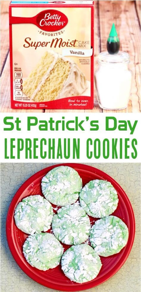 St Patrick Day Desserts, St Patrick’s Day Desserts, St Patricks Desserts, Leprechaun Cookies, Baby Jeep, St Patricks Food, St Patrick's Day Dessert, St Patrick Day Snacks, Grinch Cookies