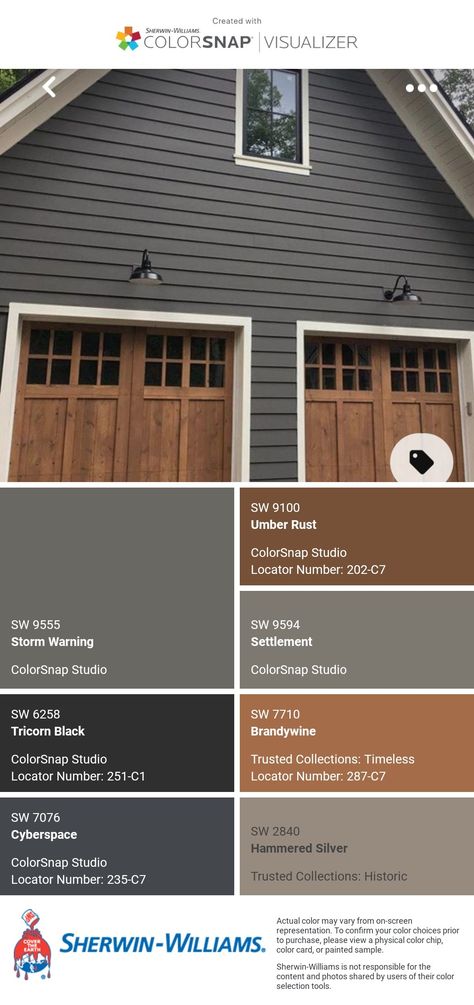 House Colors Exterior, House Paint Color Combination, Color Combinations Paint, Exterior House Paint Color Combinations, Exterior House Color, Cabin Exterior, Home Exterior Makeover, Exterior Color Schemes, Exterior Paint Colors For House