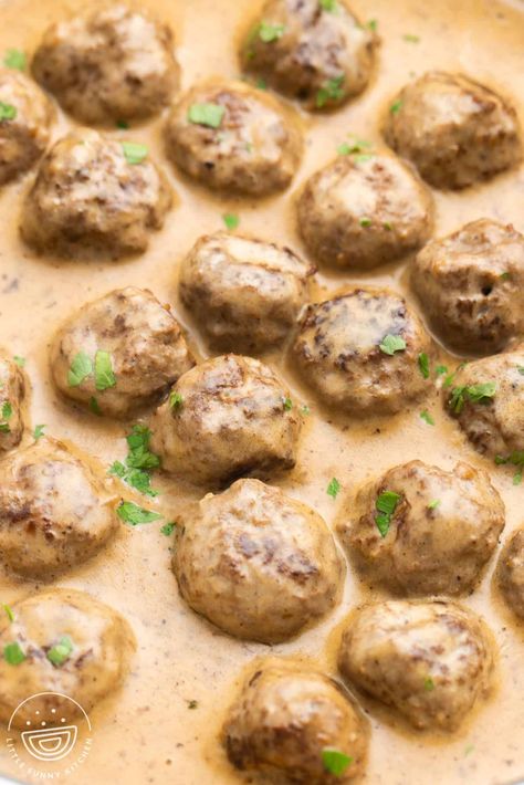 The Best Ikea Swedish Meatballs Recipe Meatballs In Brown Gravy, Swedish Meatball Sauce Recipe, Ikea Swedish Meatball Recipe, Easy Swedish Meatball Recipe, Ikea Swedish Meatballs, Brown Gravy Recipe, Ikea Meatballs, Swedish Meatballs Easy, Meatball Sauce