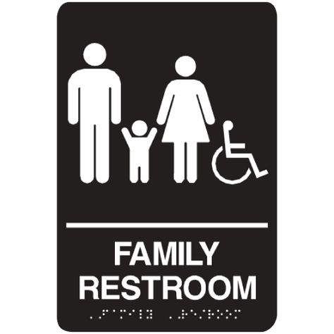 A Comfortable Bathroom For All Ada Restroom, Ada Signage, Ada Signs, Glass Awards, Plate Wall Art, Acrylic Awards, Slate Signs, Poker Set, Restroom Sign