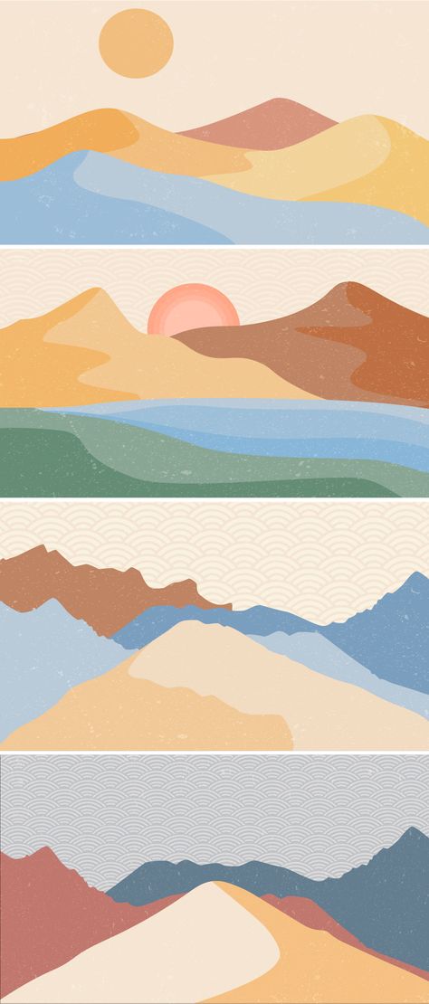 background, mountain, desert, landscape, abstract, nature, japanese, vector, adventure, art, artistic, asian, decoration, design, forest, hand-painted, hill, illustration, oriental, ornament, paint, panorama, retro, scene, shape, texture, traditional, vintage, Japan, Painting, Minimalist Simple Art Landscape, Japanese Minimalist Painting, Minimalist Painting Landscape, Landscape Minimalist Background, Desert Mountains Drawing, Minimalist Desert Art, Abstract Asian Art, Minimalist Mountain Art, Minimalistic Landscape Painting