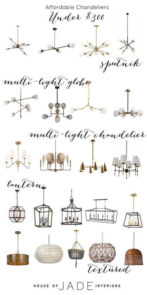 Affordable Chandelier Round-up (Chandeliers under $350!) Living Room Lighting Chandeliers, Best Dining Room Light Fixtures, Condo Chandelier, Matching Chandelier And Pendant Lights, Breakfast Nook Chandelier Modern, European Style Chandelier, Pendant And Chandelier Combinations, Round Table Chandelier Ideas, Cathedral Ceiling Living Room Chandelier