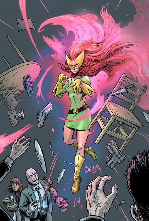 Zatanna Dc Comics, Phoenix Jean Grey, Phoenix Marvel, Marvel Jean Grey, Phoenix Force, Jean Gray, Jean Grey Phoenix, Marvel Girl, Storyboard Illustration