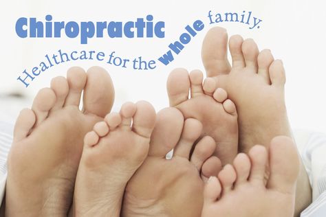 These chiropractic post cards feature a family full of feet with text that reads "Chiropractic Healthcare For The Whole Family" with text that reads "Over 100 years of clinical experience shows that every member of the family benefits from chiropractic care. Call today for an appointment." On the back! Chiropractic Benefits, Family Chiropractic, Advertising Board, Banner Advertising, Chiropractic Care, Balanced Life, Chiropractic, Post Cards, Life Balance