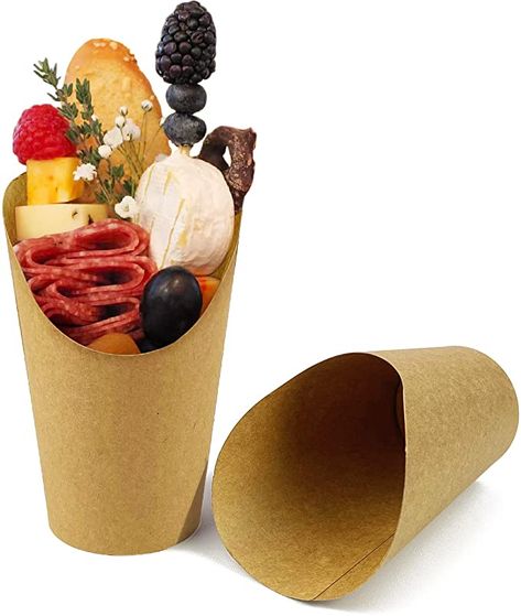 Amazon.com: CAMKYDE 50 Pcs French Fries Holder, 12oz Disposable Paper French Fry Cups Charcuterie Cups for all Occasions (12oz) : Home & Kitchen Bread Serving Basket, Perfect French Fries, Charcuterie Cups, Greasy Food, Cupcake Container, Dessert Party, Baking Cakes, Snack Cups, French Fry