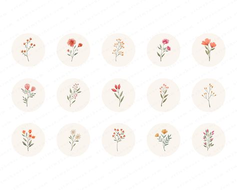 Boho Instagram Highlight Covers - A set of 10 watercolor floral icons for use as Instagram Stories highlights,#Flower_Insta_Highlight_Cover #Flowers_Highlight_Cover #Spring_Instagram_Highlight_Covers #Instagram_Highlight_Inspiration Flowers Highlight Cover, Flower Insta Highlight Cover, Spring Instagram Highlight Covers, Instagram Highlight Inspiration, Flower Highlight Covers, Instagram Highlight Covers Flowers, Flower Instagram Highlight Covers, Cute Highlight Covers For Instagram, Floral Highlight Covers