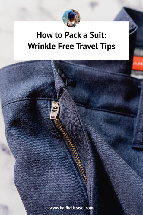 How To Pack A Suit, Wrinkle Free Packing, Mens Dress Outfits, Wrinkled Clothes, Suits Men Business, Packing Luggage, Clothes Organization Diy, Organization Diy, Travel Pants