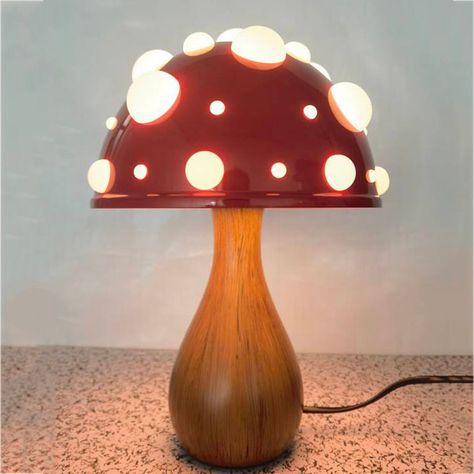 Elegant Design Unveil the allure of vintage charm with our New Mushroom Decorative Table Lamp, meticulously crafted from a blend of Metal and PC materials. The lampshade features an enchanting mushroom design, adding a whimsical touch to your décor. Variety in Sizes and Colors Experience versatility with two distinct sizes – the larger lamp measuring 20X30cm (approximately 7.9X11.8 inches) and the smaller one at 15X20cm (approximately 5.9X7.9 inches). The larger lamp offers three captivating lig Room Decor Trippy, Amanita Mushroom, Light Academia Room Decor, Artsy Room Decor, Trippy Room Decor, Witch Room Decor, Goth Room Decor, Room Decor Grunge, Room Decor Dark