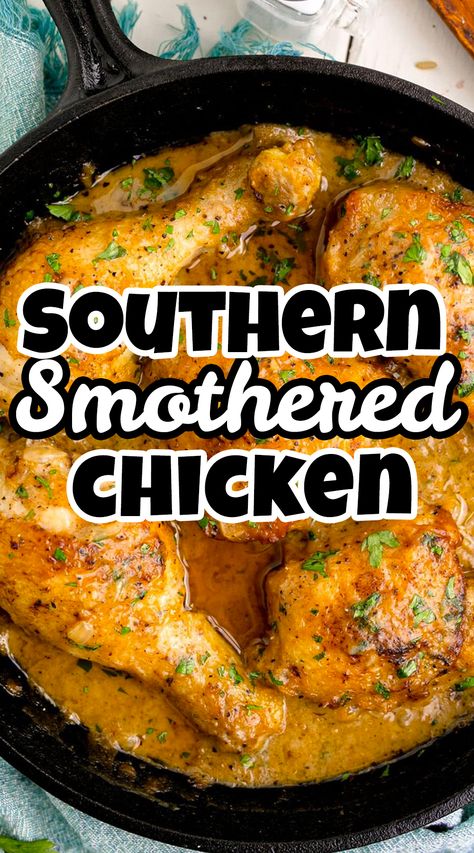 Southern Smothered Chicken Recipe