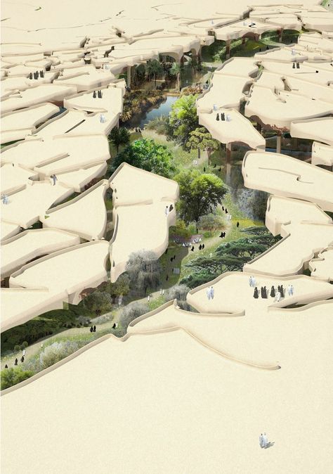 Desert Architecture, Heatherwick Studio, Thomas Heatherwick, Easy Landscaping, Replant, Landscaping Tips, Landscape Projects, Desert Landscaping, Urban Planning