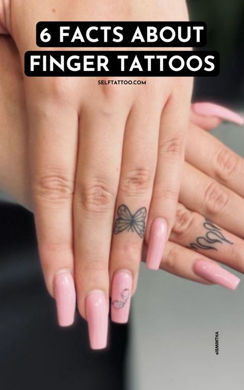 6 Facts About Finger Tattoos | Finger Tattoo Designs Favored Tattoo, Healed Finger Tattoos, Finger Tattoos Fade, Side Finger Tattoos, Inside Finger Tattoos, Inner Finger Tattoo, Girl Finger Tattoos, Simple Finger Tattoo, Self Tattoo