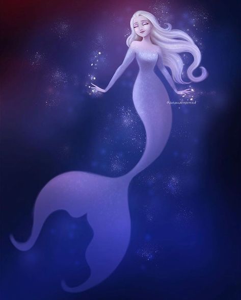 Sassy Syren Shop on Instagram: “Happy #MermaidMonday! Isn’t this Elsa Mermaid by @vancouvermermaid simply gorgeous! All she needs now is a SassySyren crown... 😊…” Disney Princesses As Mermaids, Elsa Mermaid, Elsa Cartoon, Frozen Mermaid, Frozen Wallpaper, Jack Frost And Elsa, Chinese Crafts, Fantasy Mermaids, Frozen Disney Movie