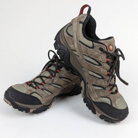 Merrell Mens Moab 2 Hiking Shoes Brown Black J08871 Low Top Lace Up Leather 7.5M Please see photos for any blemishes Brand: Merrell Style: Hiking Shoes Color: Brown Style Number: J08871 Secondary Color: Black Shoe Width: M Activity: Hiking Sold as pictured. Thanks for looking! This listing was easily created using the SellHound Posting App! Merrell Moab, Black Shoe, Brown Style, Shoes Brown, Shoes Color, Brown Fashion, Hiking Shoes, Lace Tops, Low Top