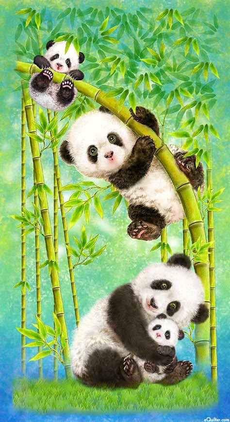 Panda Sanctuary, Panda Bears Wallpaper, Panda Artwork, Panda Painting, Panda Family, Panda Tattoo, Panda Drawing, Panda Art, Cute Panda Wallpaper