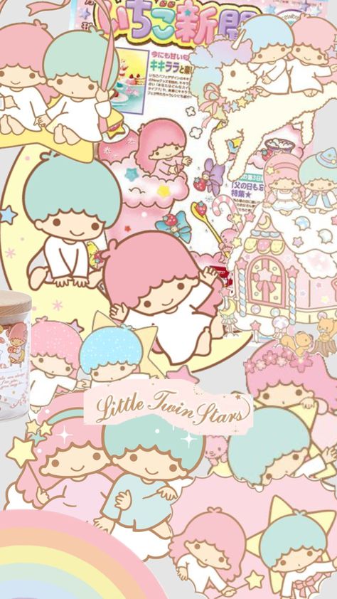 #littletwinstars #sanrio #aesthetic #wallpaper Twin Stars Aesthetic, Sanrio Aesthetic Wallpaper, Stars Aesthetic Wallpaper, Twin Stars Wallpaper, Little Twin Stars Wallpaper, Stars Aesthetic, Sanrio Aesthetic, Stars Wallpaper, Twin Stars