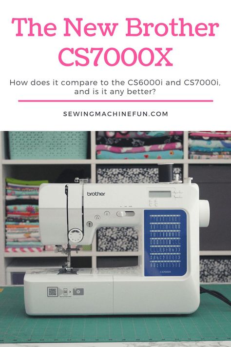 Learn more about this new Brother sewing machine in my Brother CS7000X review as well as how it compares to the Brother CS6000i and CS7000i, its two predecessors. Is it one of the best sewing machines for beginners? Brother Se600, Brother Se725, Brother Sq9285 Sewing Machine, Embroidery Machine Reviews, Brother Cs7205 Sewing Machine, Brother Cs6000i Sewing Machine, Brother Sewing Machine Models, Brother Hc1850 Sewing Machine, Computerized Sewing Machine