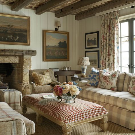 The Secret Color Formula for a Cozy Cottage Cottage Color Palette, Cozy Cottage Interiors, English Cottage Living Room, French Cottage Living Room, Cottage House Interior, Earthy Neutrals, Restful Bedrooms, Cottage Dining Rooms, Charming Cottage