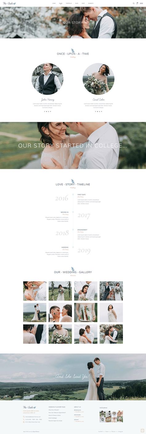 Wedding Website Our Story Examples, Love Story Invitation, Wedding Website Ideas Inspiration Web Design, The Knot Wedding Website Examples, Wedding Website Ideas Inspiration, Wedding Site Design, Wedding Landing Page, The Knot Wedding Website Ideas, Wedding Invite Website