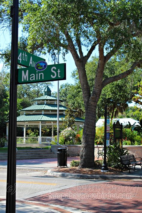 The Gazebo at Main and 4th in Safety Harbor, Florida. Safety Harbor Florida, Florida House, Florida Usa, Short Trip, Florida Home, Tampa Bay, Gazebo, Tampa, Maine