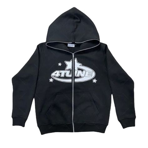 PRICES MAY VARY. Zip Up closure Hand Wash Only ?Material?:Y2K style hoodie sweatshirt,mde of high quality polyester and cotton, it is soft, comfortable to wear and skin friendly. ?Design?:E-girls loose fit coat. Long sleeve, hooded, pocket, zipper, solid color design, fine workmanship, make you look fashionable and beautiful. ?Occasion?:Suitable for sports, jogging, running, daily, school, dating, shopping, travel and other occasions.Designed For Sports, Active, Outdoors, School, Office, Work, D Street Jacket, Retro Sweatshirts, Y2k Hoodie, Hooded Tops, Mode Streetwear, Zip Up Hoodie, Looks Vintage, Clothing Patterns, Hoodie Print