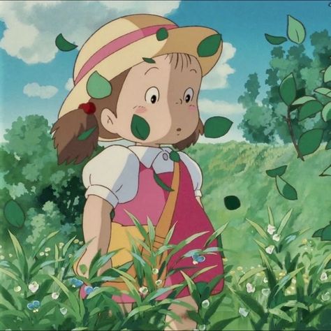 Ghibi Scene, My Neighbor Totoro Pfp, Studio Ghibli Icons Aesthetic, Gibli Studio Aesthetic, Ponyo Aesthetic, Ghibli Icons, Neighbour Totoro, Ghibli Aesthetic, Studio Ghilbi