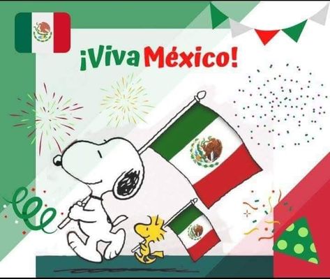 Mexican Snoopy, Goodnight Snoopy, Snoopy Collection, Mexican Independence Day, Mexican Independence, Woodstock Peanuts, Snoopy Quotes, Fb Cover, My Roots