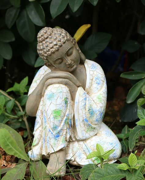 Buda Statue, Thailand Buddha, Japanese Statue, Zen Buddha, Buddha Decor, Tafel Decor, Sitting Buddha, Buddha Zen, Buddha Figurine