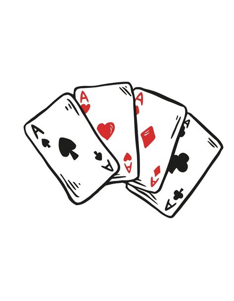 Aces playing card embroidery machine files by WYnertGoods on Etsy Playing Cards Embroidery, Ace Card Painting, Ace Card Design, Drawing Playing Cards, Playing Cards Drawing, Ace Of Cards, Pottery Stencils, Playing Cards Aesthetic, Playing Cards Illustration