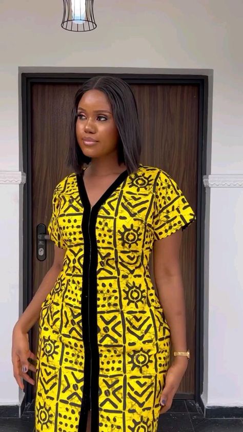 Womens Ankara Dresses, Simple Gown Styles For Ankara, Simple Grown Style, Short Ankara Free Gown Styles, Simple Gown For Women, Ankara Free Gown Styles For Women Short, Simple Ankara Gowns For Women, Simple Ankara Gown Styles For Women, Style For Kampala Gown