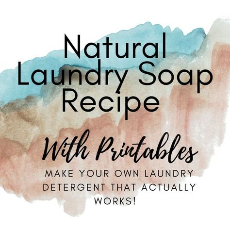 Natural Laundry Detergent Recipe, Homemade Dishwasher Soap, Laundry Soap Recipe, Liquid Laundry Soap, Laundry Detergent Recipe, Detergent Recipe, Homemade Things, Powder Laundry Detergent, Natural Laundry Detergent