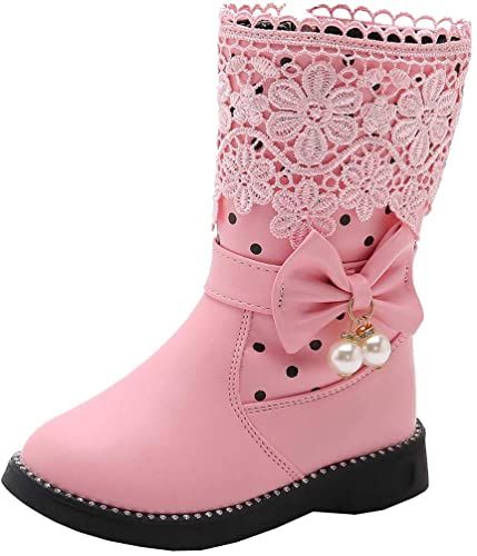 Fur Winter Boots, Kids Winter Boots, Girls Snow Boots, Pink Boots, Soft Shoes, Winter Girls, Velvet Bow, Girls Boots, Childrens Shoes