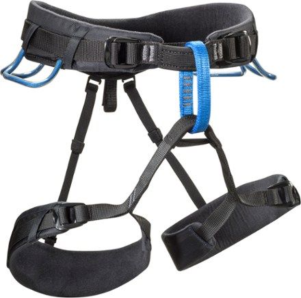 Black Diamond Men's Momentum DS Climbing Harness Smoke/Powell XXS Rock Climbing Harness, Trad Climbing, Climbing Harnesses, Climbing Harness, Sport Climbing, Chalk Bags, Mountain Sports, Climbing Gear, Black Diamond