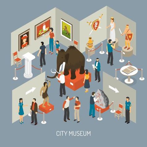 Exhibition Illustration, Event Poster Template, Isometric Drawing, Art Exhibition Posters, Museum Poster, Isometric Design, Isometric Illustration, Archaeological Finds, Japanese Graphic Design