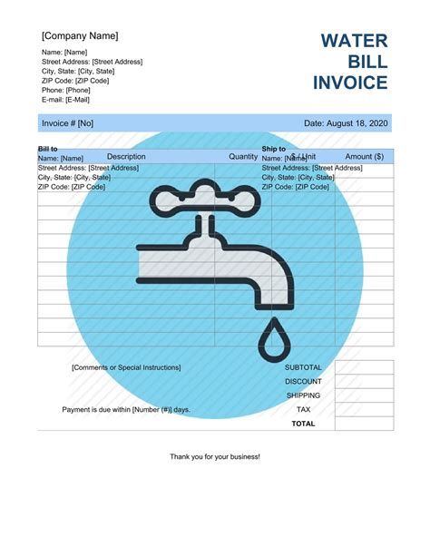 Water Bill Invoice Template How do I read my water bill? Washington Water from www.wawater.comTable of ContentsSection 1: What is a Water Bill Invoice Template?Section 2: Benefit...  #bill #invoice #Template #water Brochure Templates Free Download, Invoice Example, Bill Template, Blank Templates, Free Brochure Template, Receipt Template, Water Bill, About Water, Notes Template