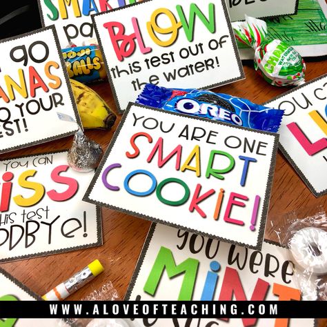 Fun Test Prep: 5 Ways to Make it Happen! State Testing Treats, Student Testing Motivation, Testing Treats For Students, State Testing Motivation, Staar Test Motivation, Test Prep Motivation, Test Motivation, Test Prep Fun, State Testing Encouragement