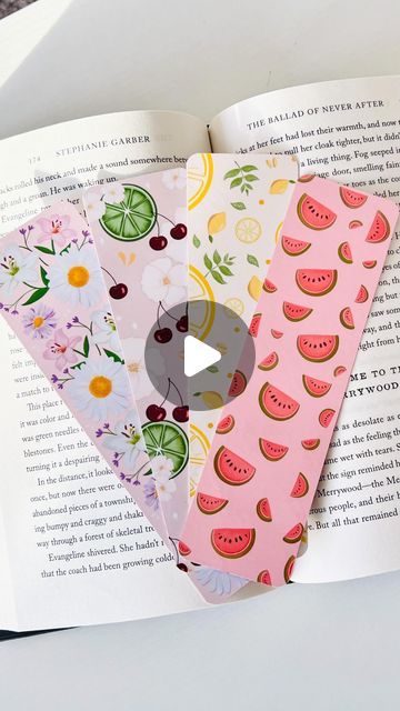 Tabitha Cortney on Instagram: "I’ve made a bunch of different bookmark designs over the last year 🍓🌸 they are my favorite thing to make and it’s such a cozy craft. I have full drawing and creating tutorials on my YouTube for anyone who wants to learn how to make them! 🌿🍒   #handmade #bookmark #bookmarks #handmandbookmark #crafting #cozycrafts #handmadewithlove #stationeryaddict #stationeryshop #artoftheday #handmandewithlove #stationerybusiness #cozyaestetic #cutestationery #booktok #booklover #diycrafts #diybookmark #bookstagram #bookaddict #booklovers #craftideas #cozycommunity" How To Make A Bookmark, Book Marks Design Ideas, Full Drawing, Bookmark Designs, Handmade Bookmarks Diy, Thing To Make, Bookmark Craft, Cute Bookmarks, How To Make Bookmarks