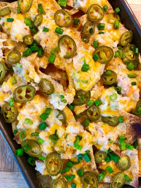 Seafood Nachos, Shrimp Nachos, Super Bowl Weekend, Spinach And Artichoke Dip, Crab Stuffed Shrimp, Game Day Party, Cheese Straws, Nachos Recipe, Pigs In A Blanket