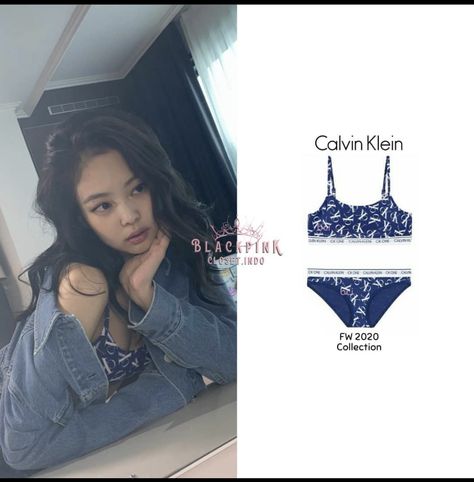 Calvin Klein Womens Clothes, Jennie Outfits, Blackpink Closet, Calvin Klein Outfits, Calvin Klein Models, Mode Grunge, Bra Panties, Blackpink Blink, Clothes Aesthetic