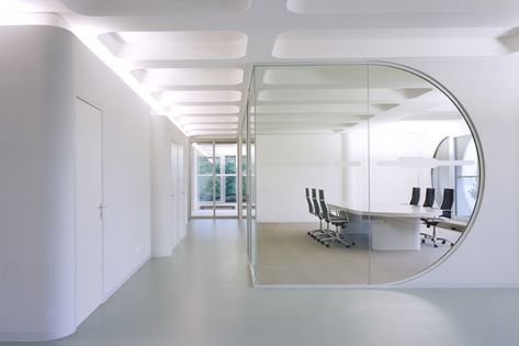 Minimalist Office Design, Logo Architecture, Futuristic Office, Interior Simple, Office Architecture, Interior Office, Interior Design Per La Casa, Office Designs, Interior Minimalista