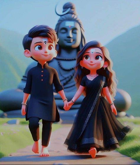 Cute Couple Dancing, Cartoon Love Photo, Har Har Mahadev, Divine Energy, Pics For Dp, Beauty Of Life, Cute Animal Clipart, Om Symbol, Photo To Cartoon