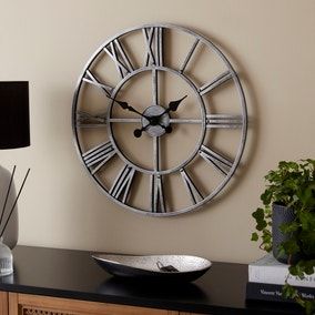 Bedroom Clock Ideas, Skeleton Wall Clock, Grey Wall Clocks, Wood Wall Design, Bedroom Clocks, Square Clocks, Skeleton Clock, Bedroom Wall Clock, Kitchen Decor Inspiration