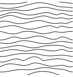 Seamless wave lines pattern wavy wiggly black Vector Image Wavy Lines Pattern, Zigzag Line, Waves Line, Lines Pattern, Wavy Lines, Line Patterns, Craft Patterns, Animal Print Rug, Vector Images