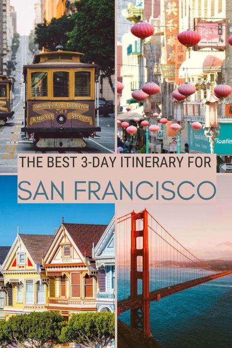 Getting Around San Francisco, One Day San Francisco Itinerary, Stuff To Do In San Francisco, What To Do In San Francisco In One Day, San Francisco 3 Day Itinerary, Visiting San Francisco, San Fransico Things To Do, Best Things To Do In San Francisco, Things To See In San Francisco