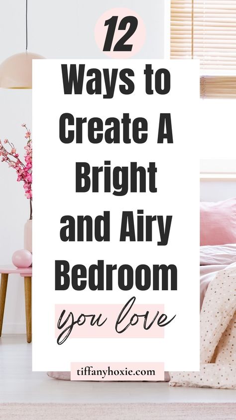 Here is how you can create a light and airy bedroom. airy bedroom, bedroom pictures, bedroom inspiration Clean Bright Bedroom, Light And Bright Bedroom Ideas, Light Bright Bedroom Ideas, Light And Airy Bedroom Ideas, Light Bedroom Colors, Bedroom Airy, Bright Bedroom Ideas, Airy Bedroom Ideas, Bright And Airy Bedroom