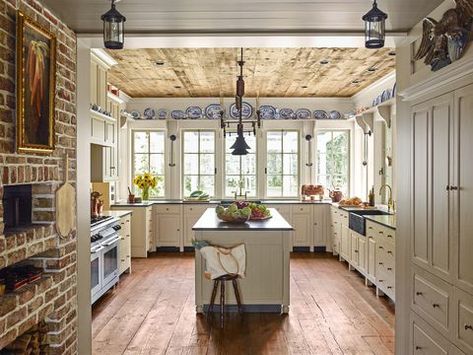 Country Farmhouse Decor Case In Stile Country, Modern Country Kitchens, Kitchen Design Pictures, Country Kitchen Designs, French Country Kitchens, Country Style Kitchen, Best Kitchen Designs, Country Kitchen Decor, French Country Kitchen