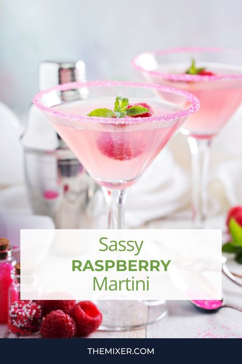 Show your Valentine they’ve got you all shook up by making them a blushing Raspberry Martini. This gorgeous cocktail is a flirty balance of crisp classic Martini and sassily sweet raspberry. Swoon! Valentine’s Day Martinis, Raspberry Martini Recipe, Best Martini Recipes, Raspberry Martini, Margarita Monday, Citrus Vodka, Raspberry Vodka, Classic Martini, Simple Syrup Recipes