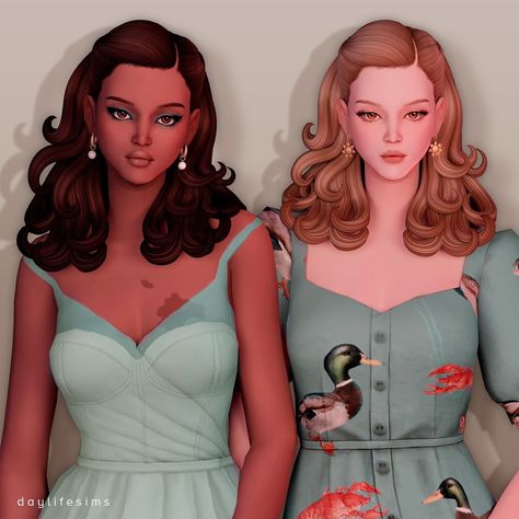 Daylifesims | MARJORIE Hairstyle now available at my Patreon. . Link in bio. . #sims #sims4 #s4cc #ts4cc #daylifesims | Instagram Sims 4 Cc Miguel O'hara, Sims 4 Vintage Hair, Daylifesims Sims 4 Hair, Cc Eyes, Marilyn Monroe Hair, Sims Finds, Sims 4 Cc Eyes, 1950s Hairstyles, 50s Hairstyles