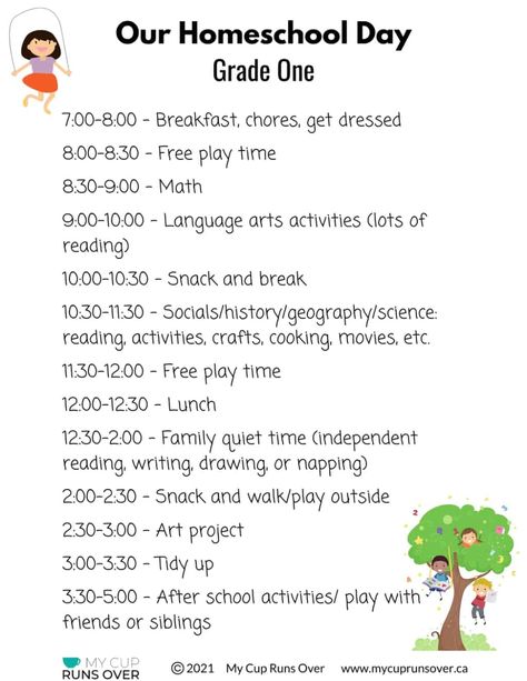 Sample Homeschool Schedule First Grade, Home School Schedule Daily Routines 1st Grade, Grade 1 Homeschool Schedule, Third Grade Homeschool Schedule, 1st Grade Homeschool Schedule Ideas, Secular Homeschool Schedule, Homeschool Subject Schedule, Relaxed Homeschool Schedule, Homeschool Schedule 5th Grade