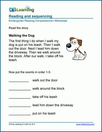 Sequencing Kindergarten, Sequence Worksheet, Sequencing Stories, Sequence Of Events Worksheets, Story Sequencing Worksheets, Sequencing Events, For Kindergarten, Reading Exercises, Reading Kindergarten