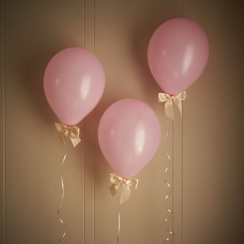 Princess Party Decorations Baby Pink Balloons by courtneyorillion Pink Gold Decorations Party, Pink Ribbon Decorations, Cute Balloon Decorations, Balloons With Ribbon Bows, Bows Party Decorations, Ribbon Party Decorations, Bow Party Decorations, Balloons With Bows, Pink Bow Party Decorations